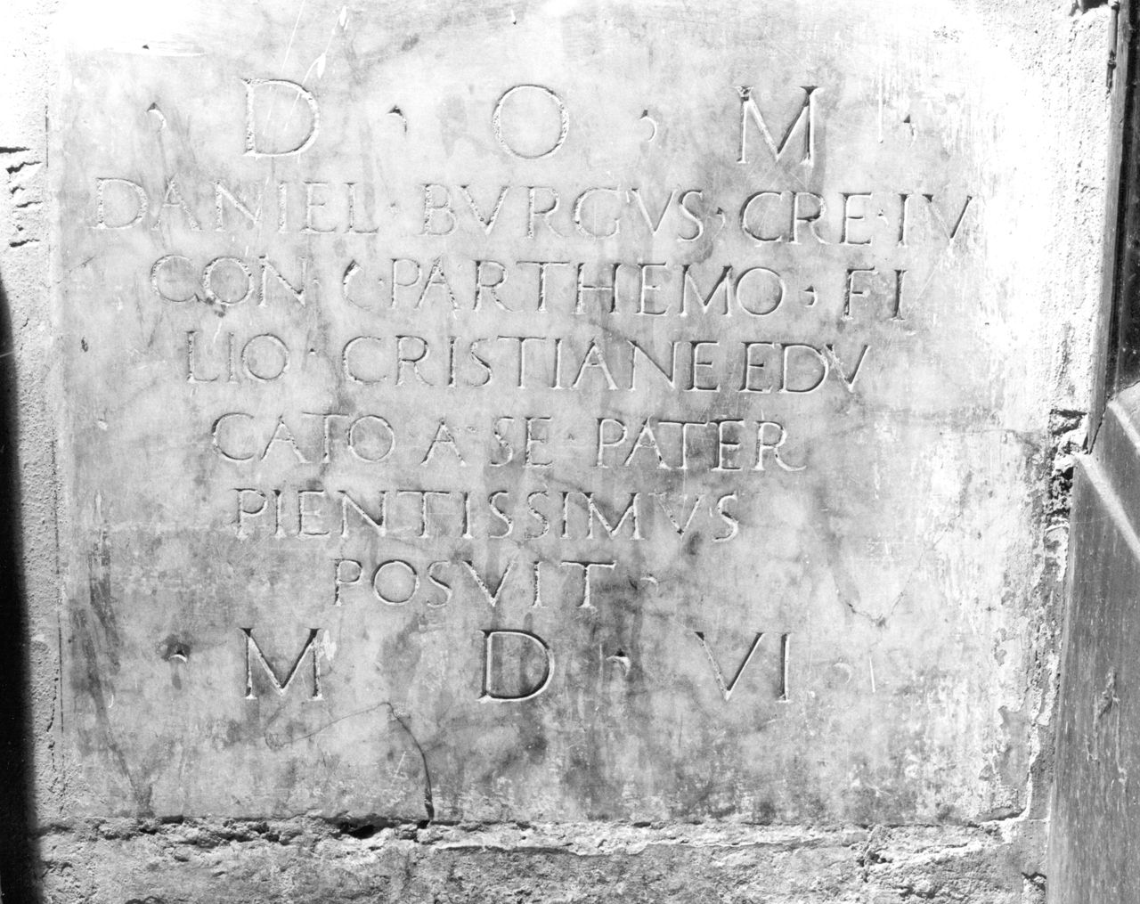 lapide tombale - manifattura toscana (sec. XVI)