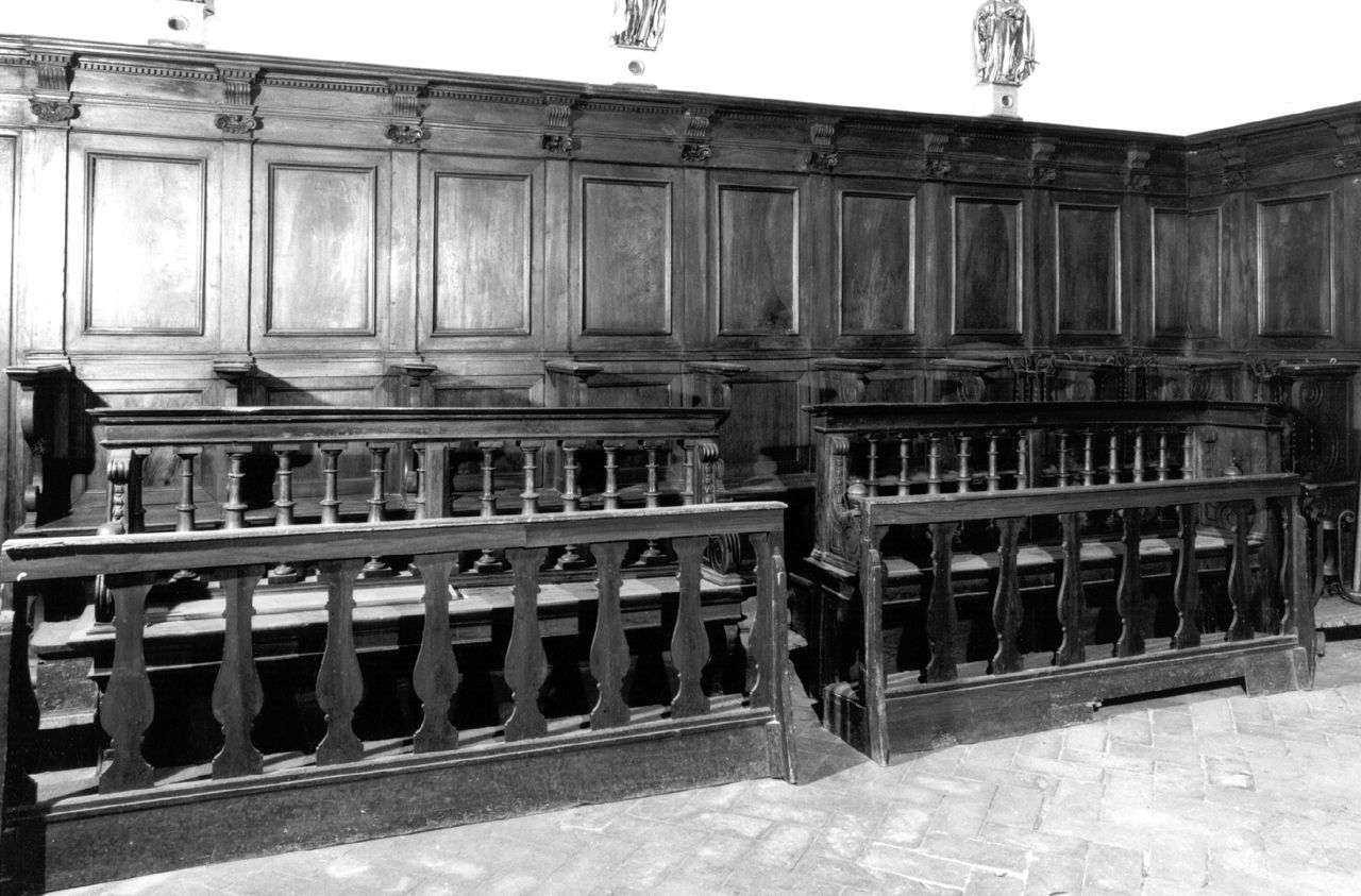 stalli del coro - bottega toscana (sec. XVIII)