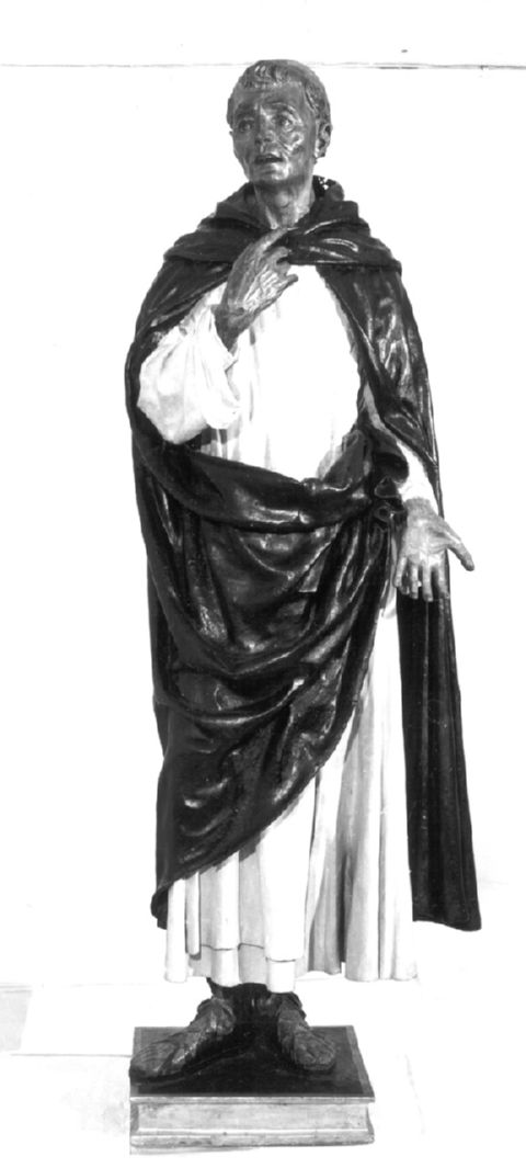 San Vincenzo Ferrer (statua) di Cozzarelli Giacomo (sec. XVI)
