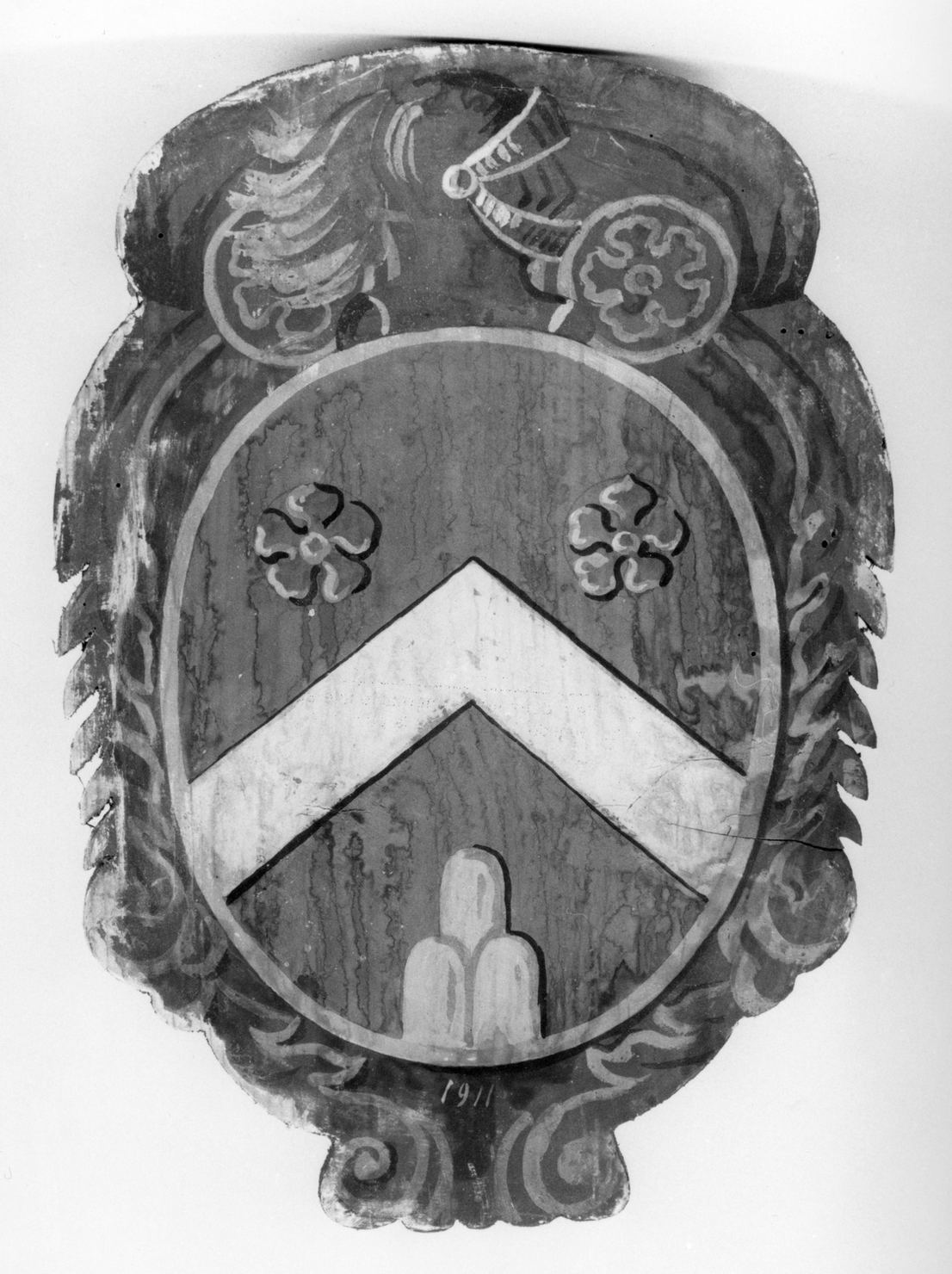 stemma della Nobile contrada dell'Aquila (dipinto, elemento d'insieme) - ambito senese (sec. XX)