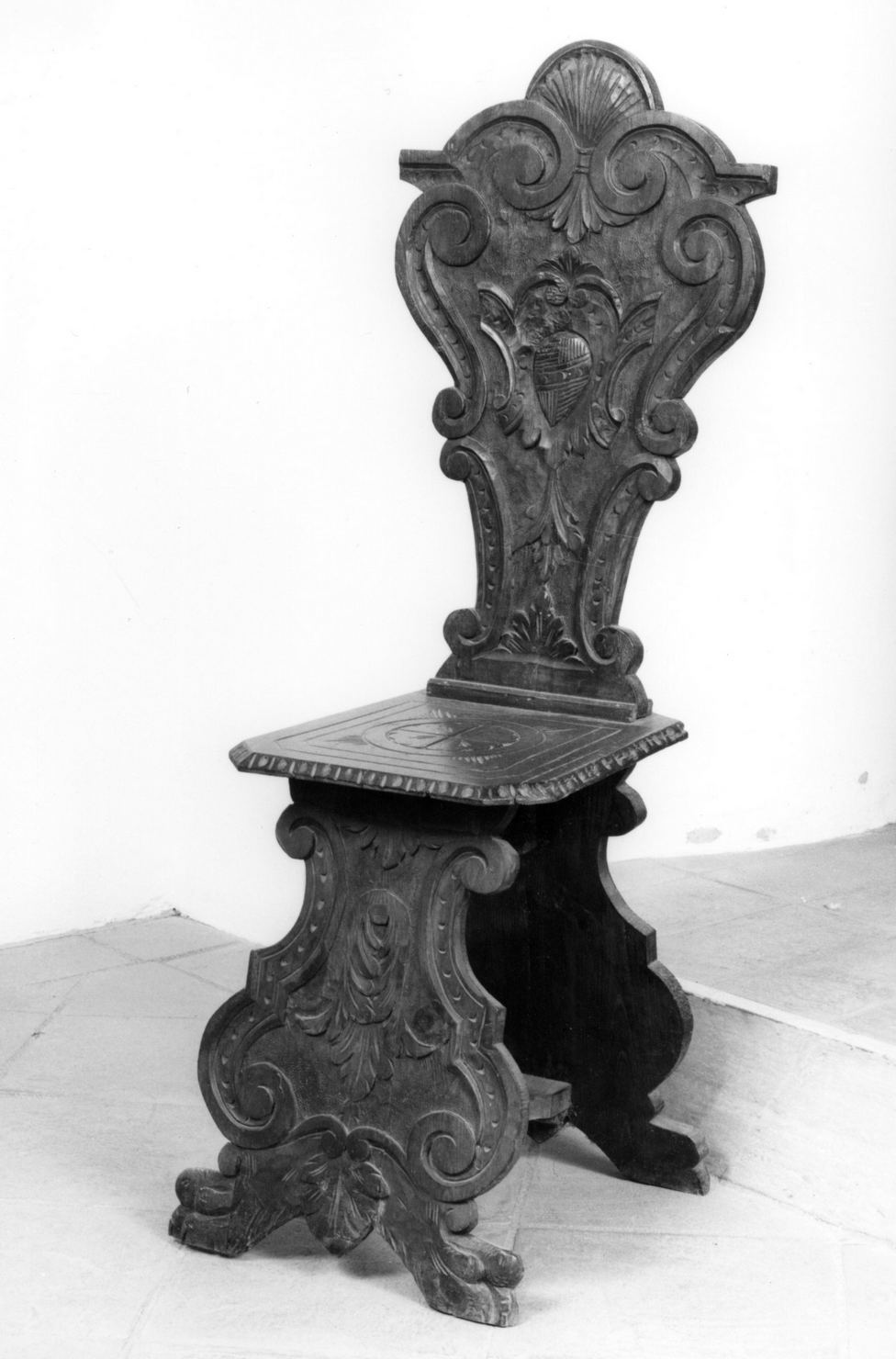 sedia - bottega senese (secc. XIX/ XX)