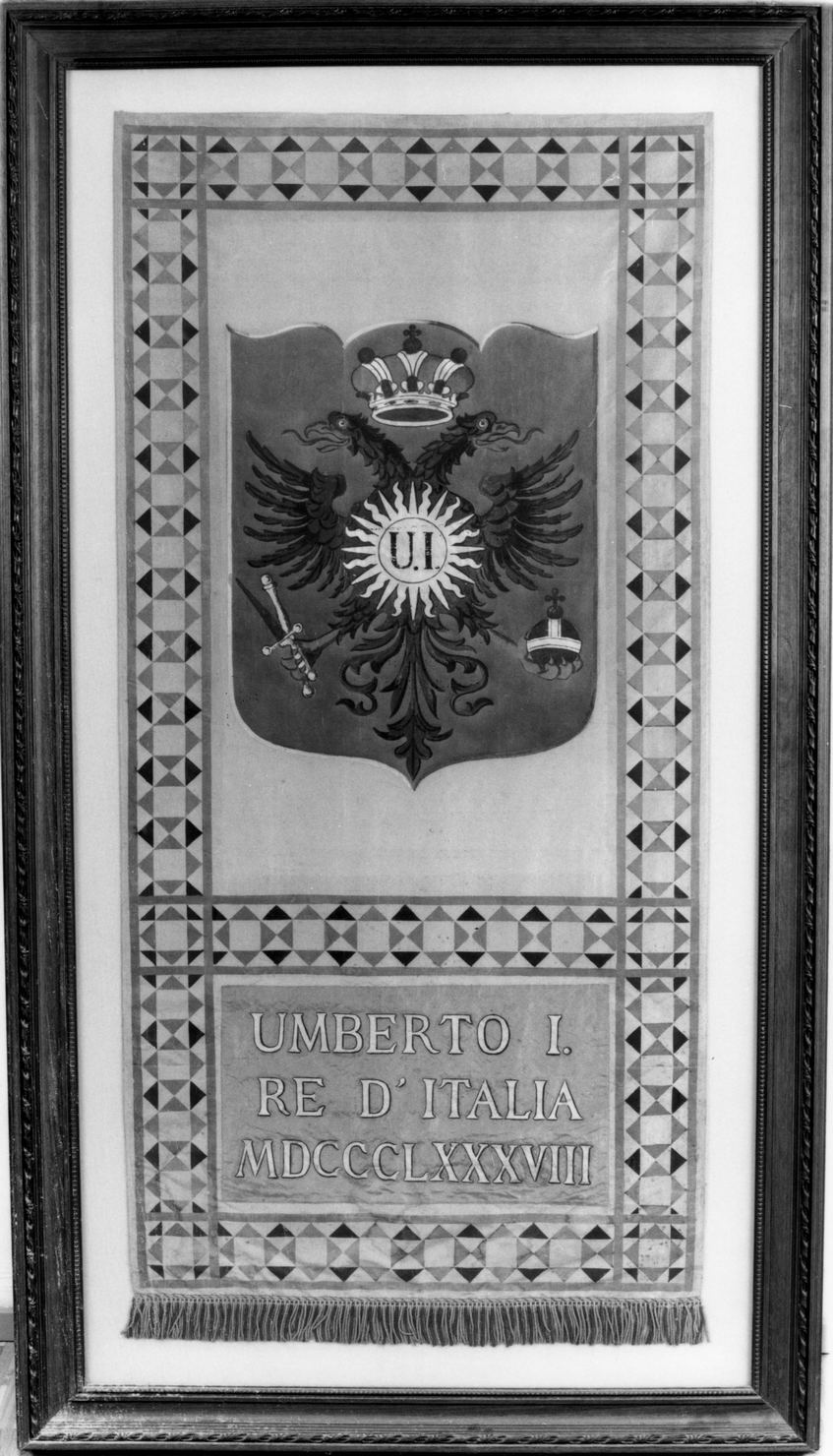 stemma della Nobile contrada dell'Aquila (banda coprileggio, elemento d'insieme) di Franchi Alessandro (sec. XIX)