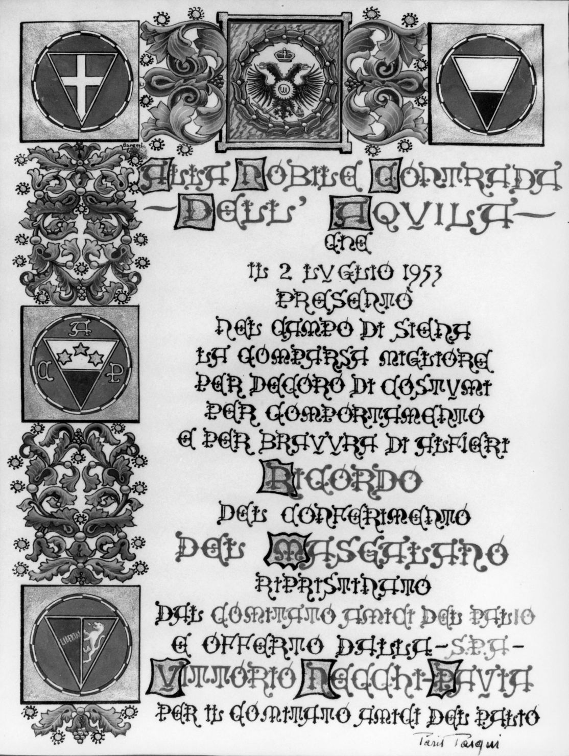 dipinto - ambito senese (sec. XX)