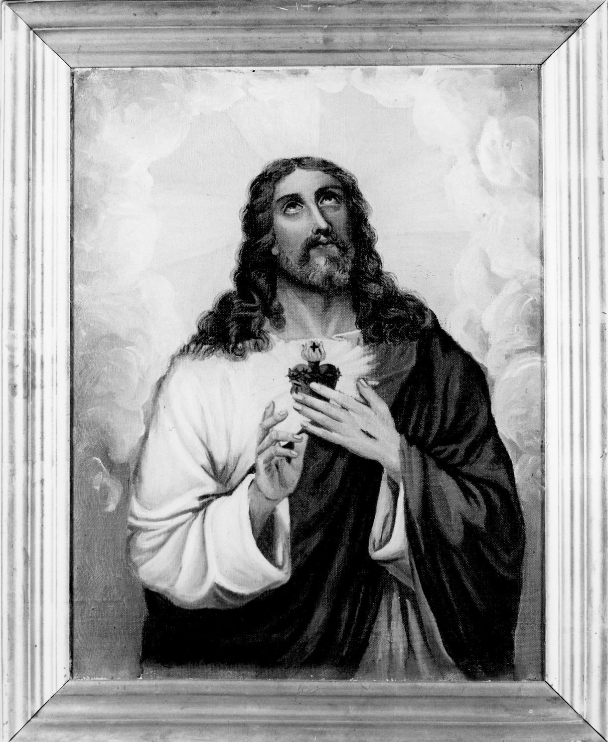 Sacro Cuore di Gesù (dipinto) - ambito senese (sec. XX)