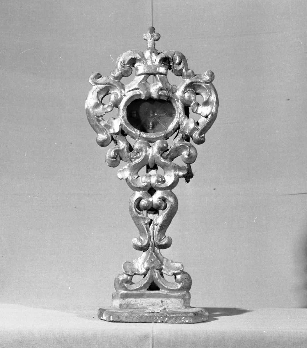 reliquiario - a ostensorio - bottega toscana (sec. XVIII)