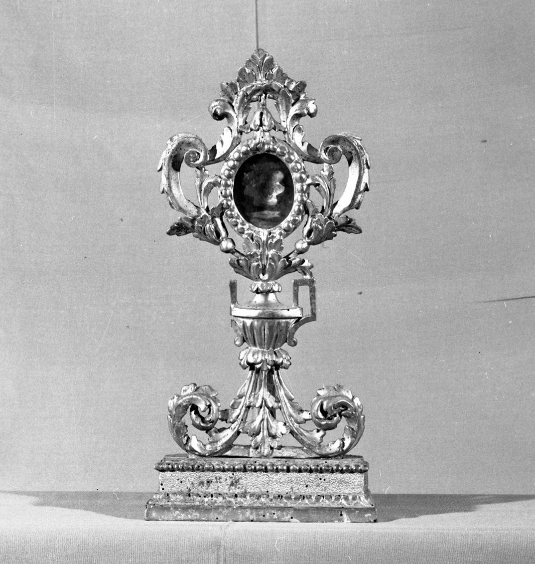 reliquiario - a ostensorio - bottega toscana (sec. XVIII)