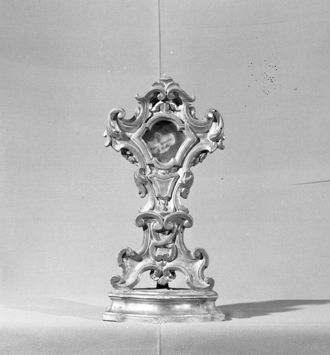 reliquiario - a ostensorio - bottega toscana (sec. XVIII)