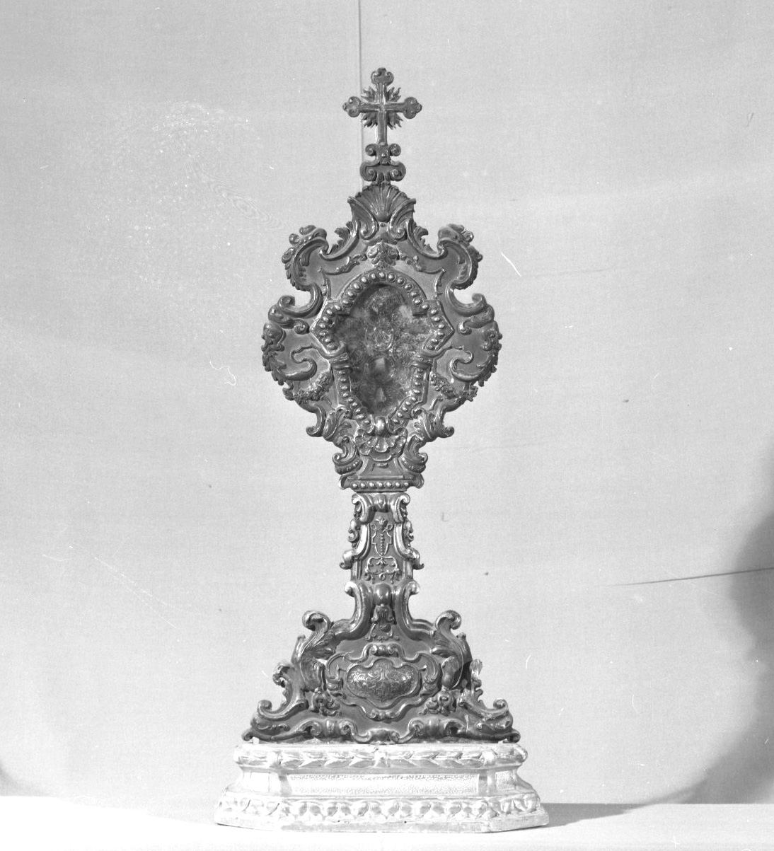 reliquiario - a ostensorio - bottega toscana (sec. XVIII)