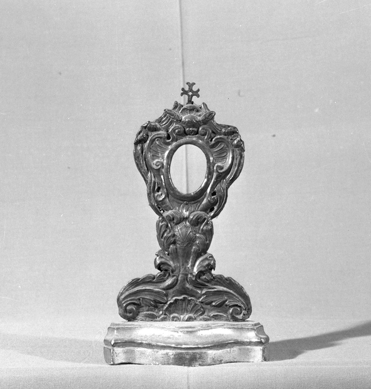 reliquiario - a ostensorio - bottega toscana (sec. XVIII)