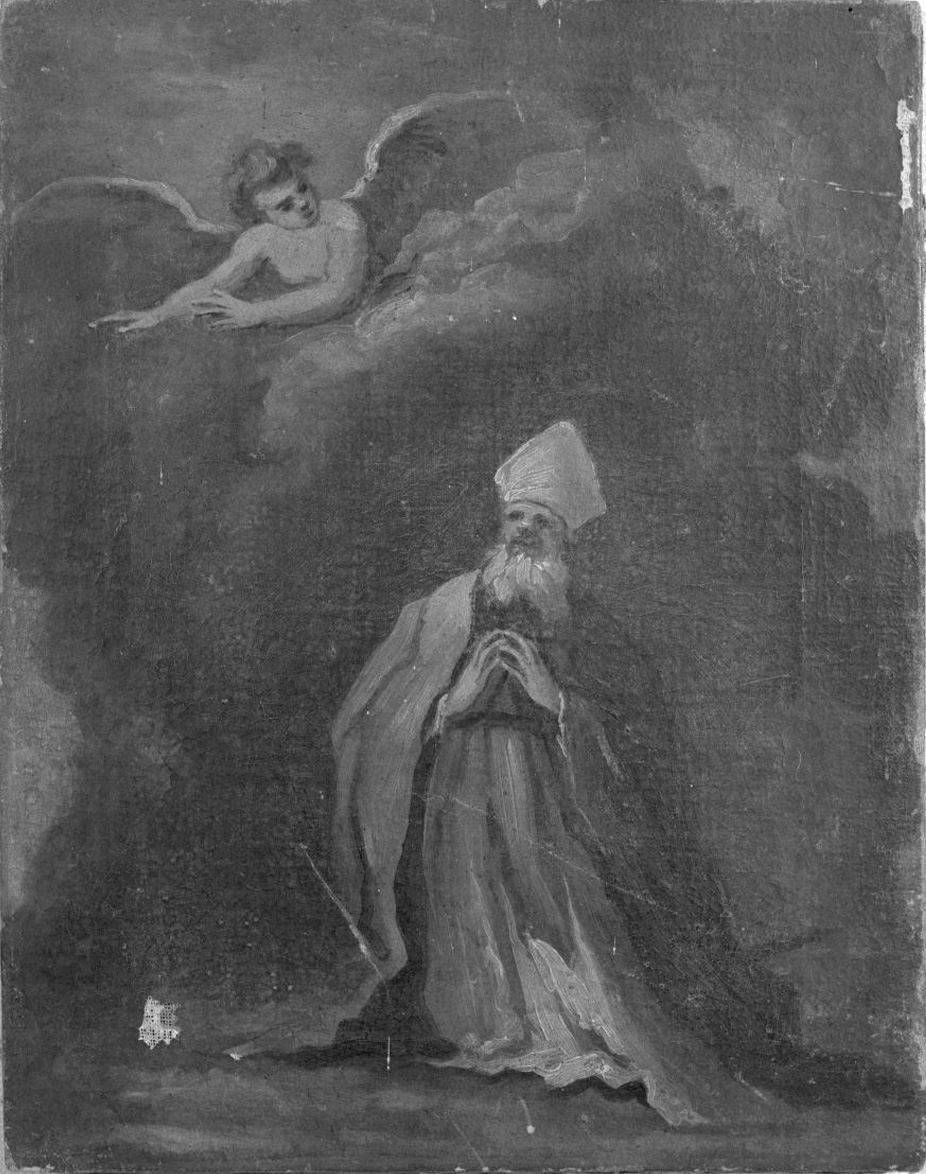 Santo vescovo (dipinto) - ambito toscano (sec. XVIII)