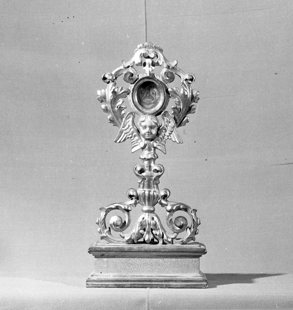 reliquiario - a ostensorio - bottega toscana (sec. XIX)