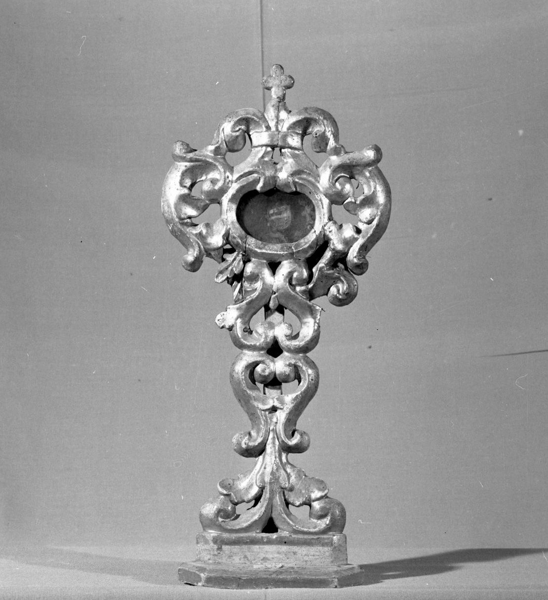 reliquiario - a ostensorio - bottega toscana (sec. XVIII)