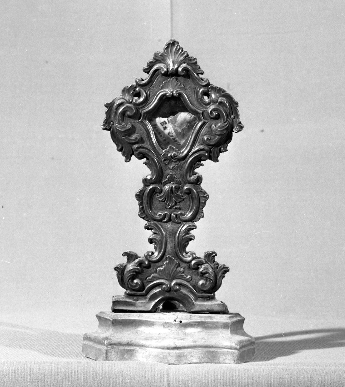 reliquiario - a ostensorio - bottega toscana (prima metà sec. XVIII)