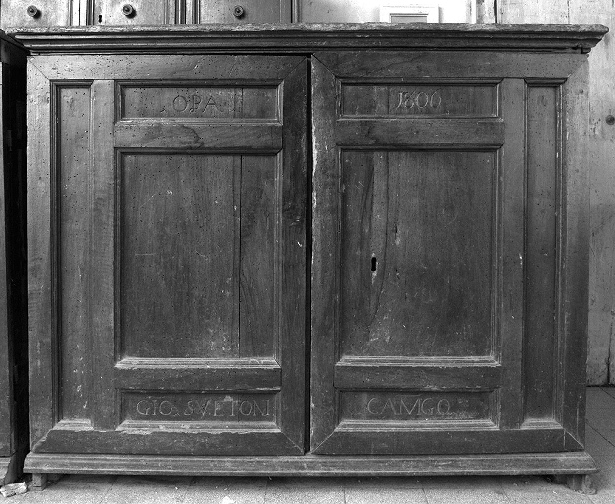 armadio da sacrestia - bottega toscana (sec. XIX)