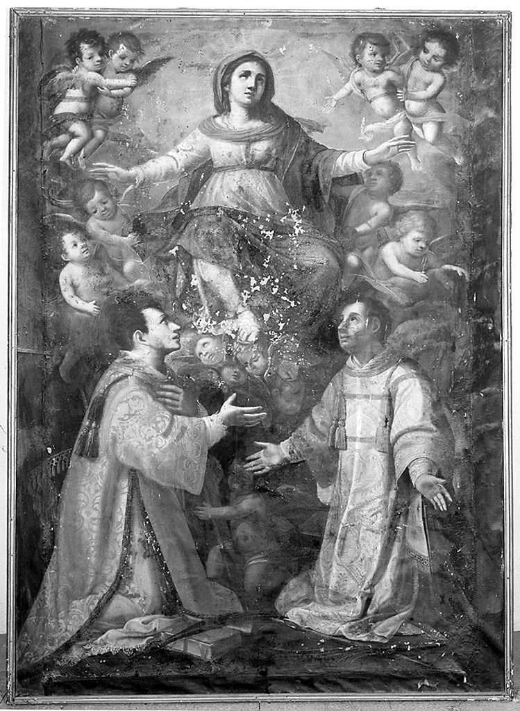 Madonna Assunta con Santo Stefano e San Lorenzo (dipinto) - ambito senese (sec. XVII)