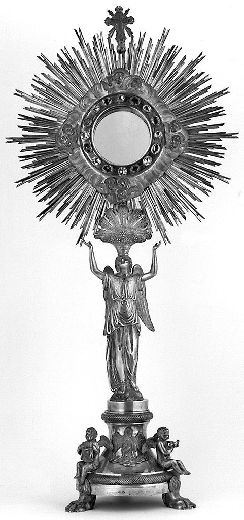 ostensorio - a raggiera - bottega toscana (sec. XIX)