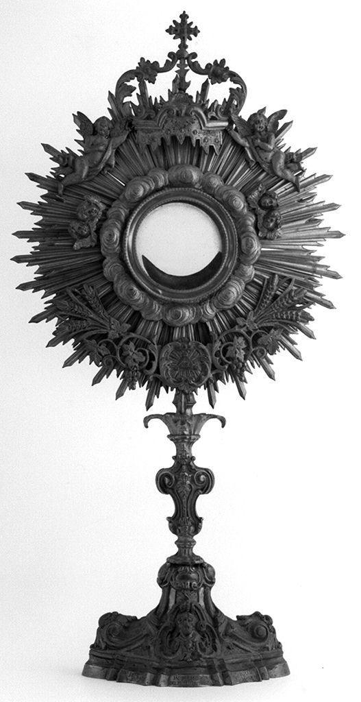 ostensorio - a raggiera - bottega toscana (sec. XX)