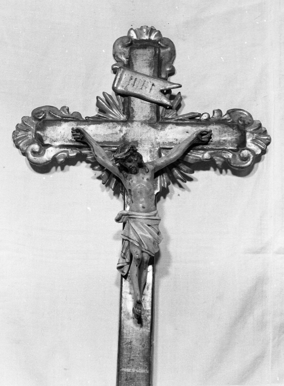 croce processionale - bottega toscana (sec. XVIII)