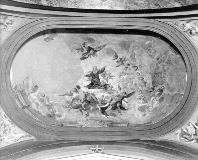 soffitto dipinto di Bamberini Anton Domenico (attribuito) (sec. XVIII)