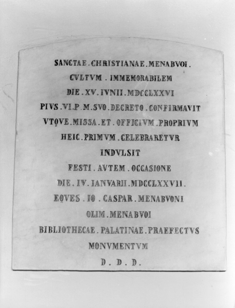 lapide - ambito toscano (sec. XVIII)