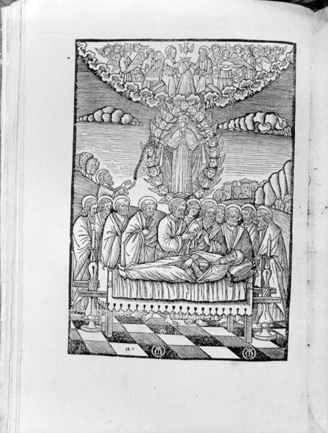 coperta di libro liturgico - ambito toscano (sec. XVI)