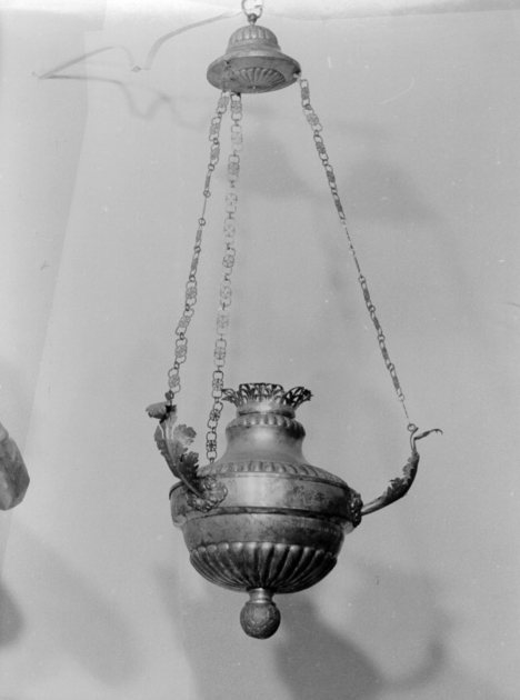 lampada pensile - bottega fiorentina (sec. XIX)
