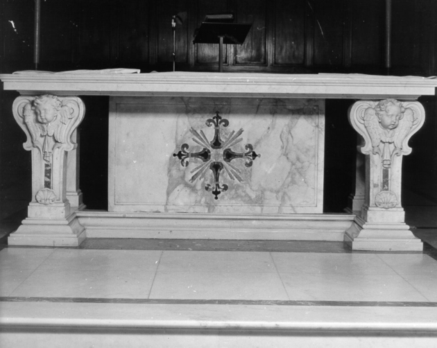 altare maggiore - ambito apuano (sec. XVIII)