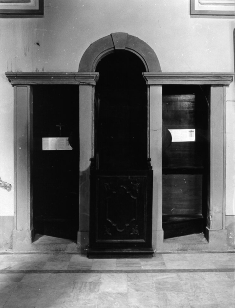 confessionale, serie - bottega toscana (sec. XVII)