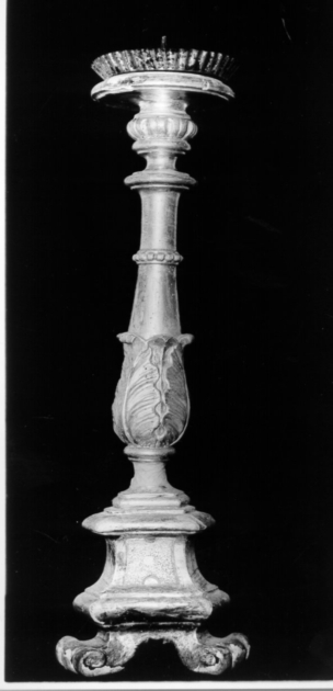 candeliere d'altare, serie - bottega italiana (prima metà sec. XX)