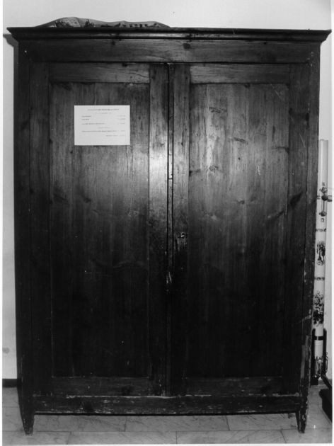 armadio da sacrestia - bottega toscana (prima metà sec. XX)