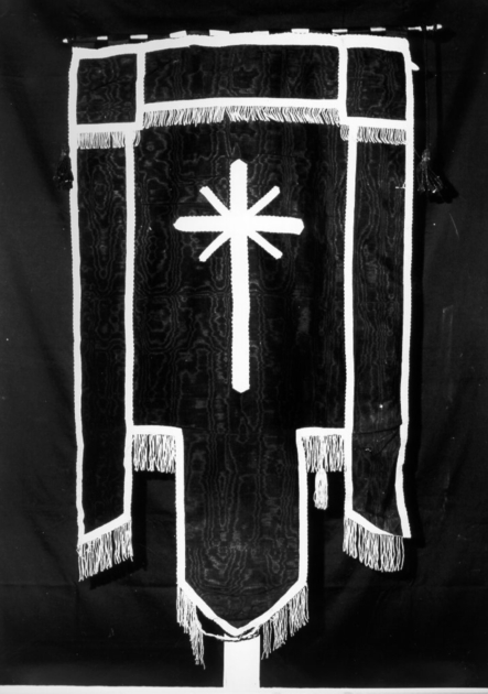 stendardo - manifattura italiana (seconda metà sec. XIX)