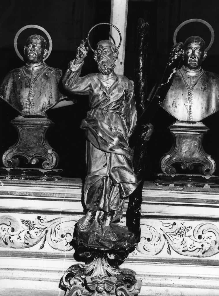 San Andrea apostolo (statua) di Notari Francesco (attribuito) (sec. XVIII)