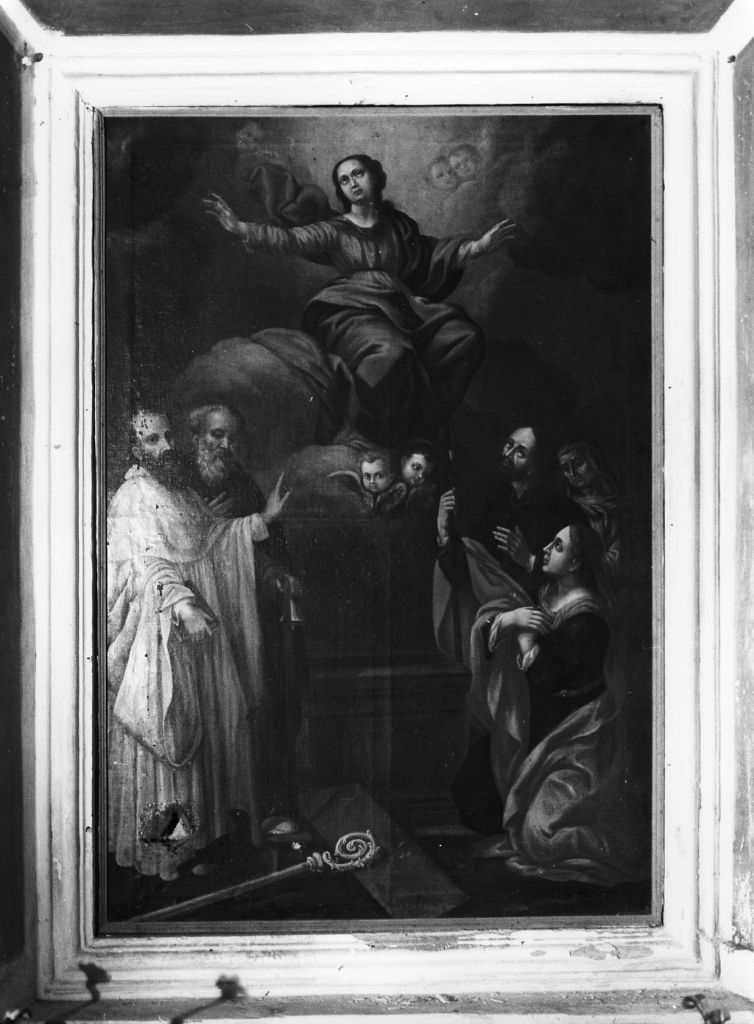 assunzione della Madonna (dipinto) di Forzoni Pietro (metà sec. XVIII)