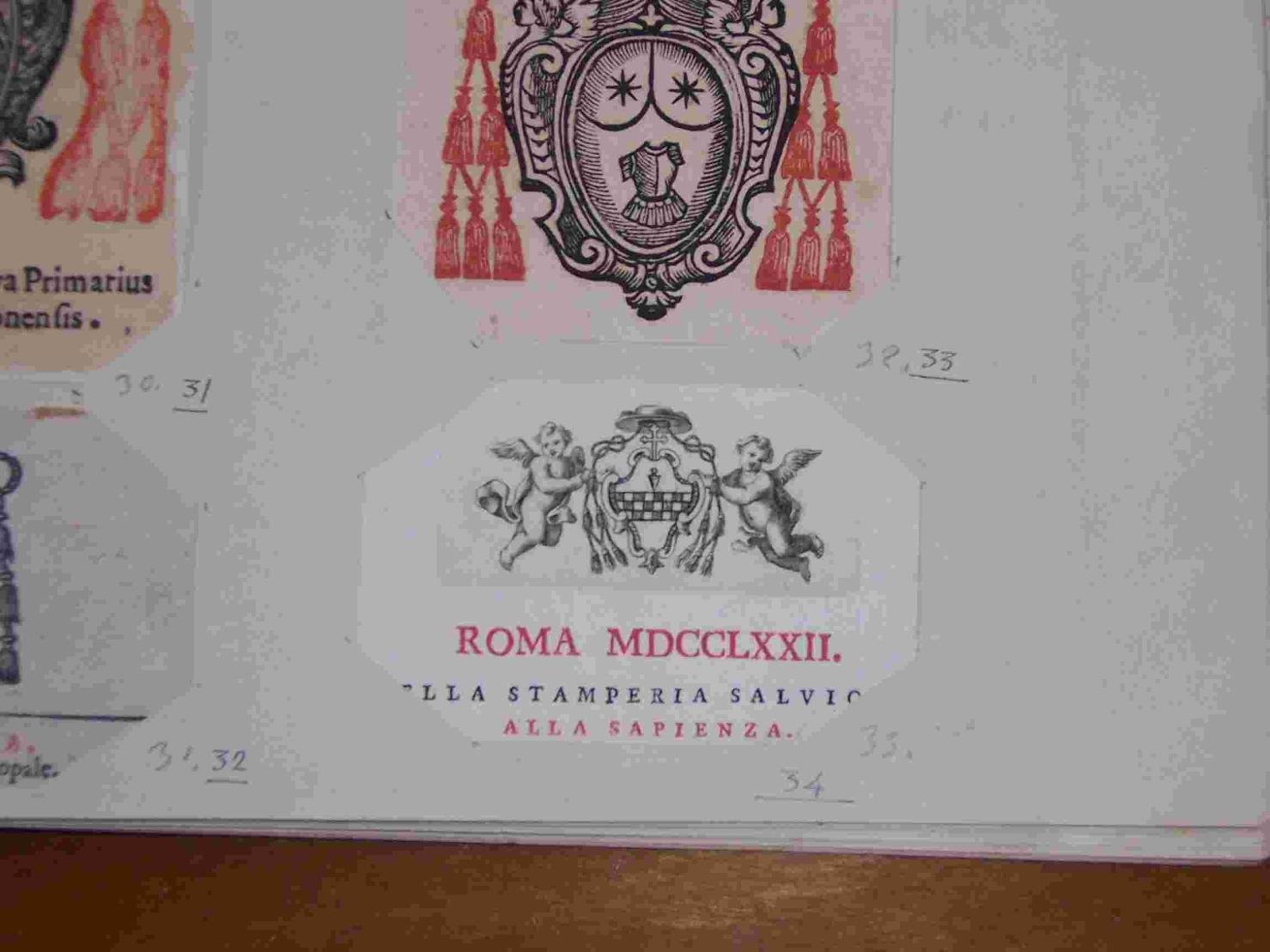 stemma (stampa) - ambito europeo (sec. XVIII)