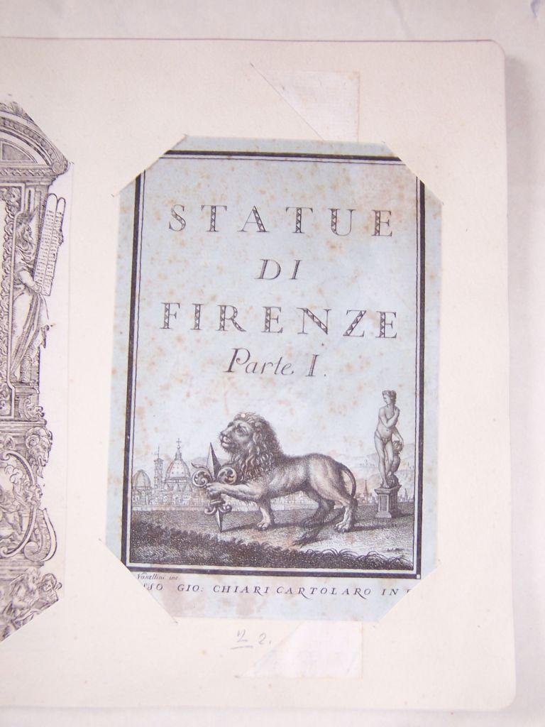 frontespizio (stampa) di Vascellini Gaetano (sec. XVIII)