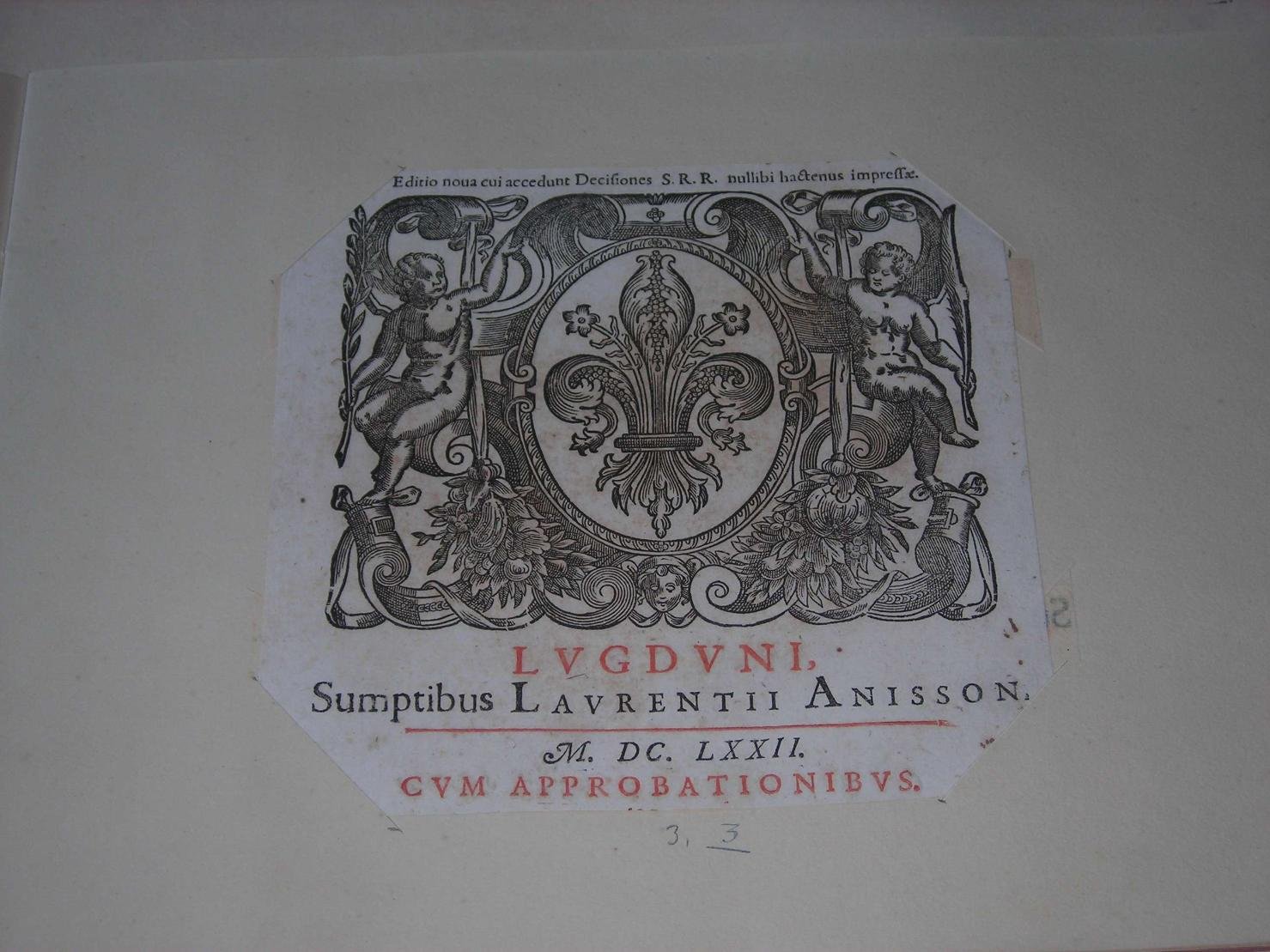 frontespizio (stampa) - ambito europeo (sec. XVII)