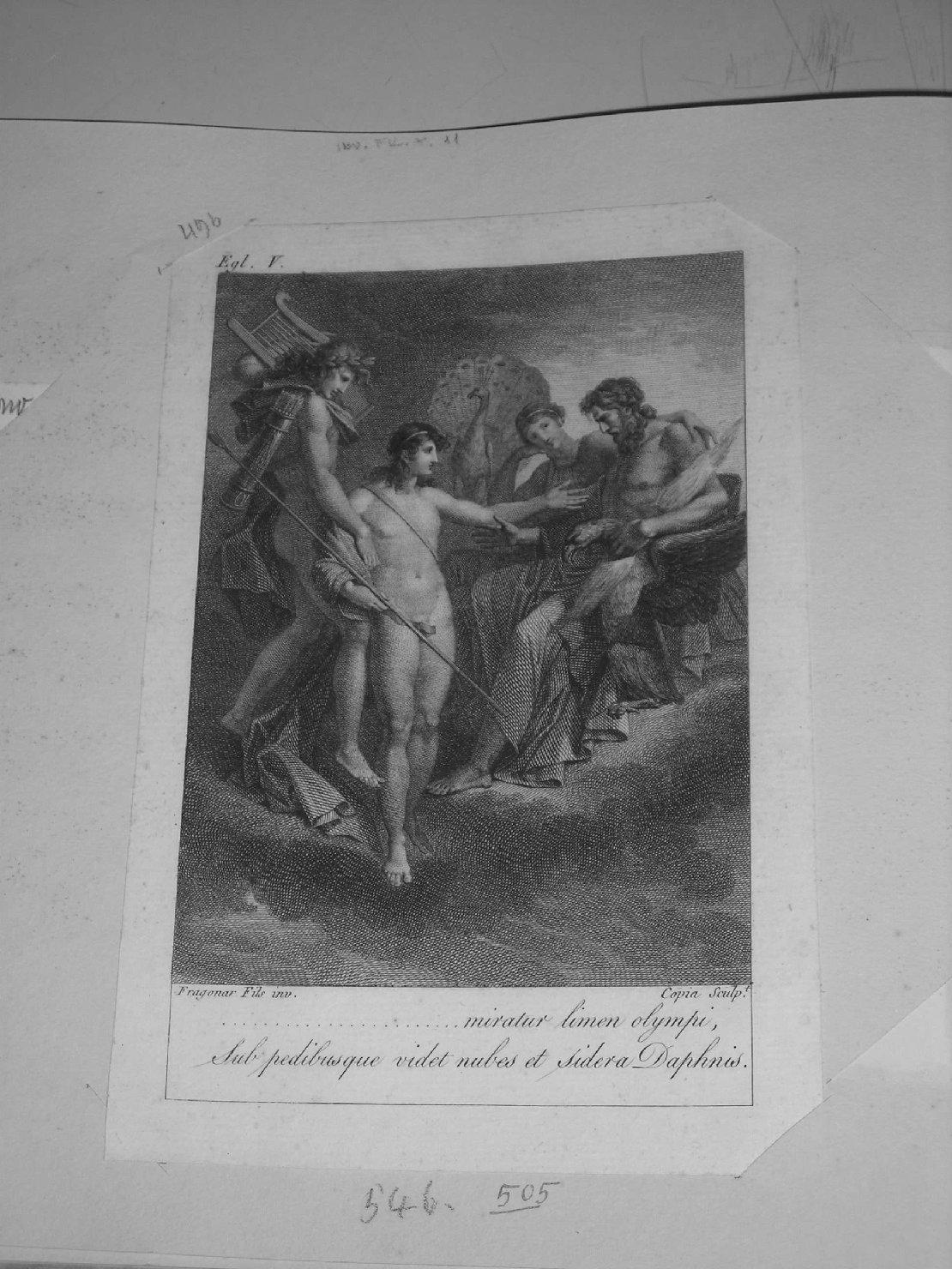 Apollo al cospetto di Zeus (stampa) di Fragonard Alexandre Evariste (sec. XIX)