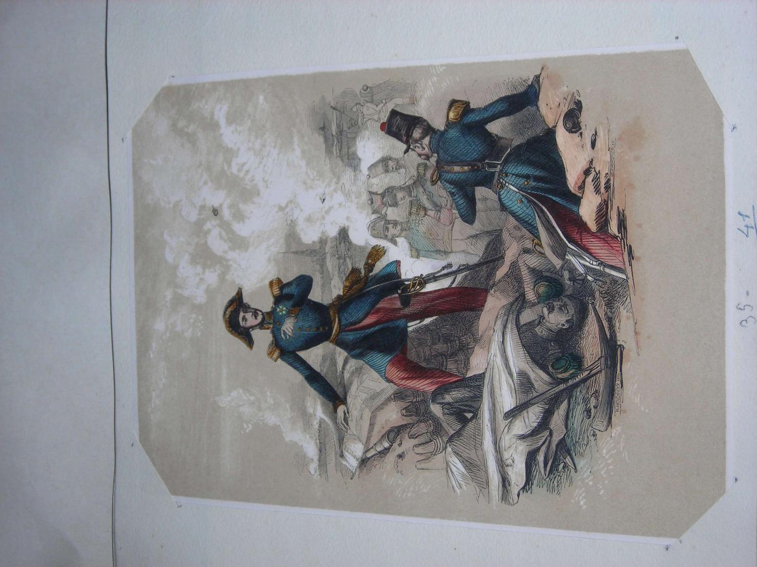 scena di battaglia (stampa) di Hendrickx L. Henri, Vermorcken Edouard (sec. XIX)