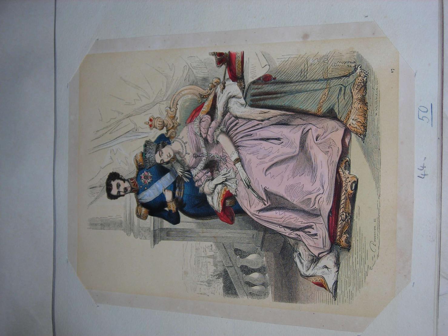 ritratto (stampa) di Pannemaker Adolphe Francois, Hendrickx L. Henri (prima metà sec. XIX)