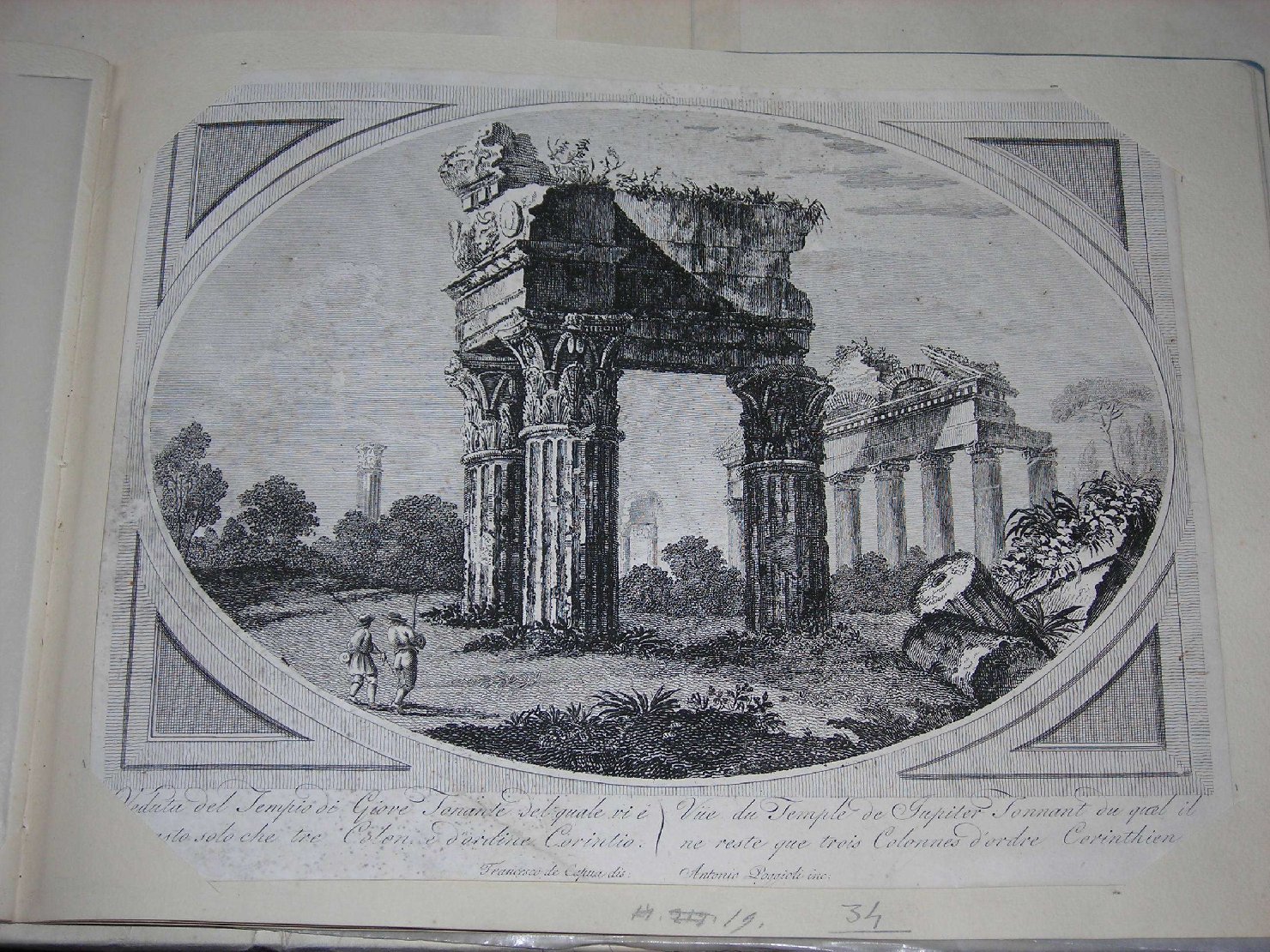 rovine (stampa) di Poggioli Antonio, De Capua Francesco (sec. XVIII)