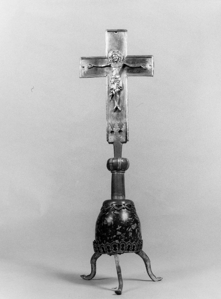 Cristo crocifisso (croce, opera isolata) - bottega italiana (sec. XII)