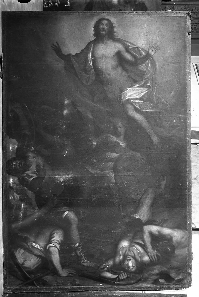 resurrezione di Cristo (dipinto, opera isolata) di Paggi Giovanni Battista (sec. XVII)