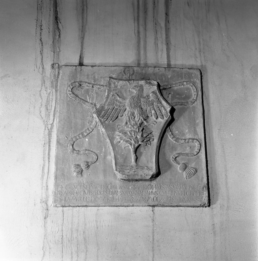 lapide tombale, opera isolata - bottega toscana (sec. XV)