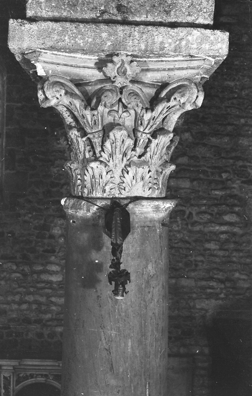 capitello corinzio - ambito italiano (sec. II)