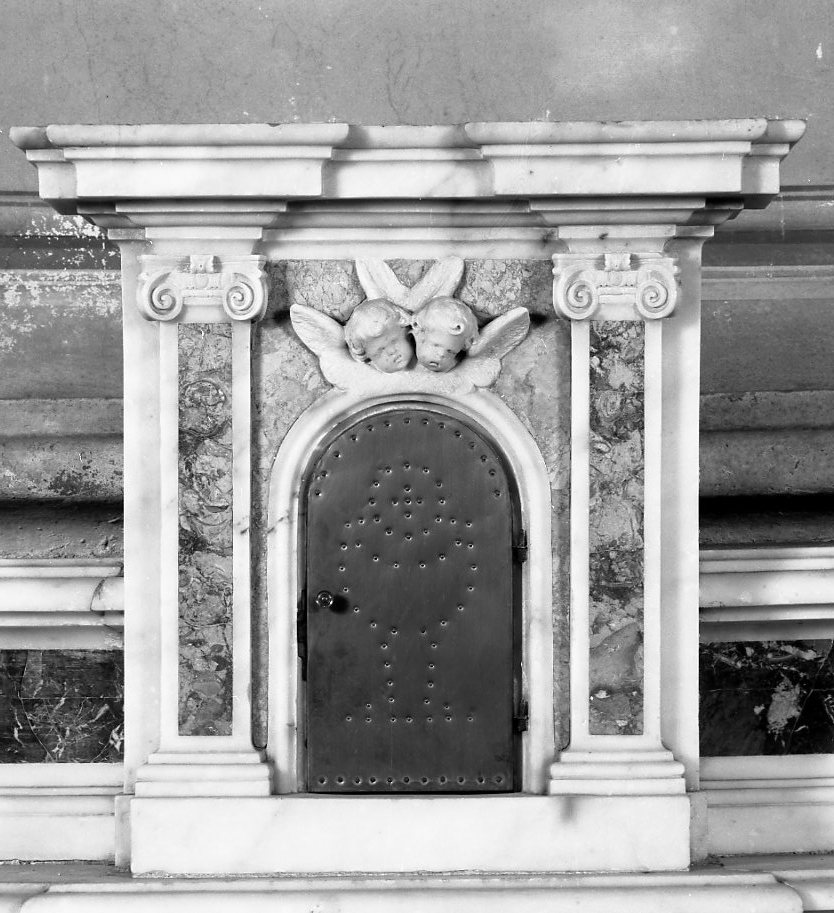 cherubini (tabernacolo - a tempietto) - ambito toscano (sec. XVII)