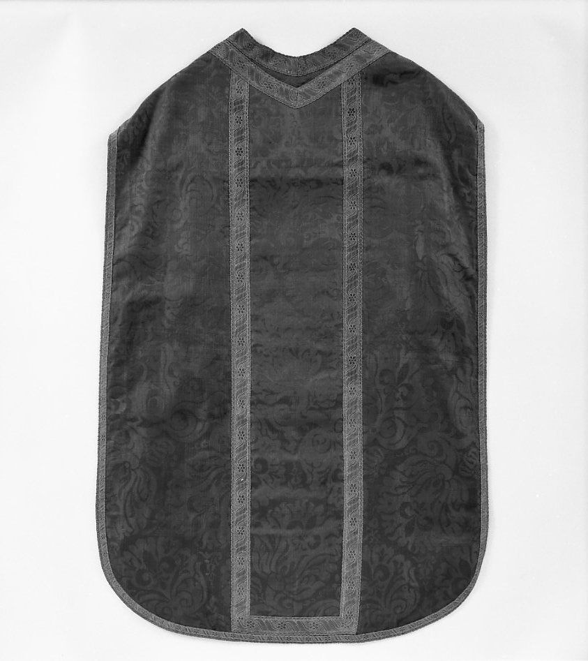 pianeta, elemento d'insieme - manifattura lucchese (metà sec. XVII)