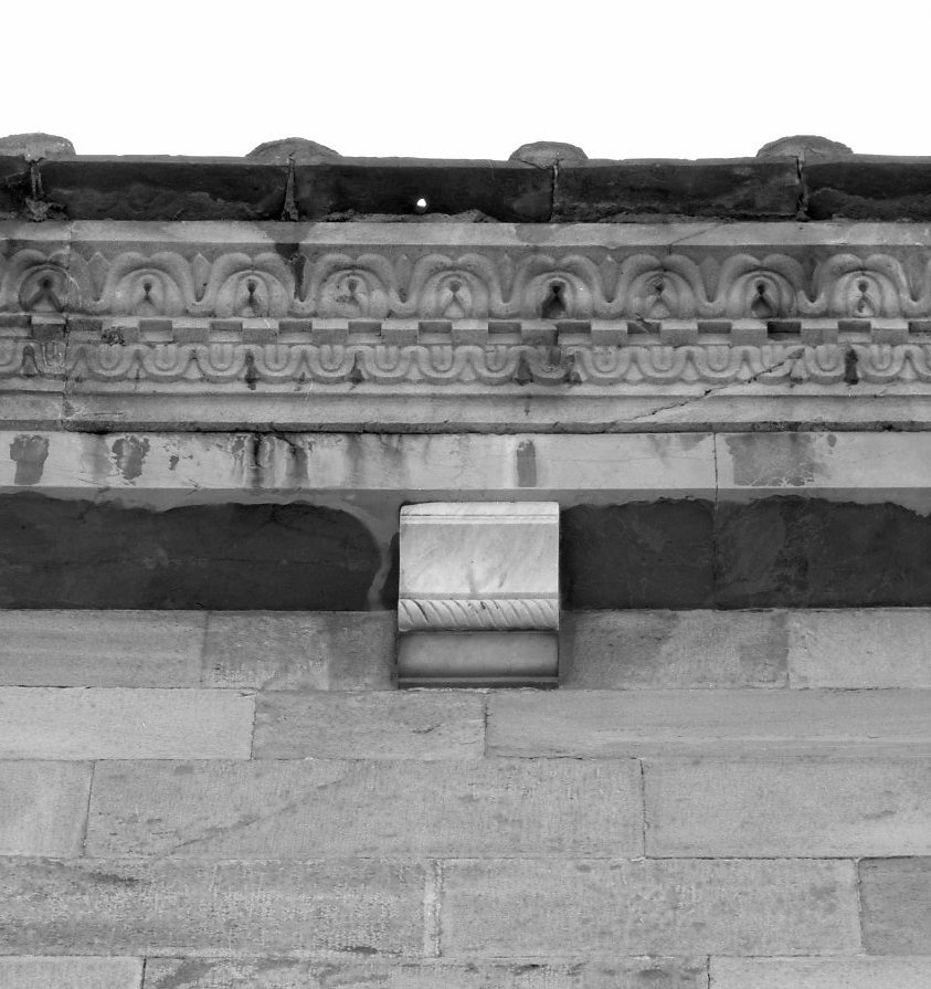 mensola architettonica, serie - bottega pisana (sec. XIX)