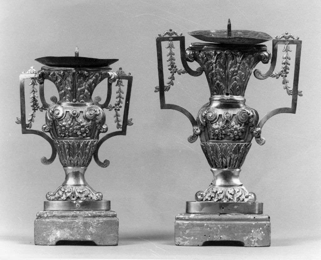 candeliere, serie - bottega toscana (primo quarto sec. XIX)