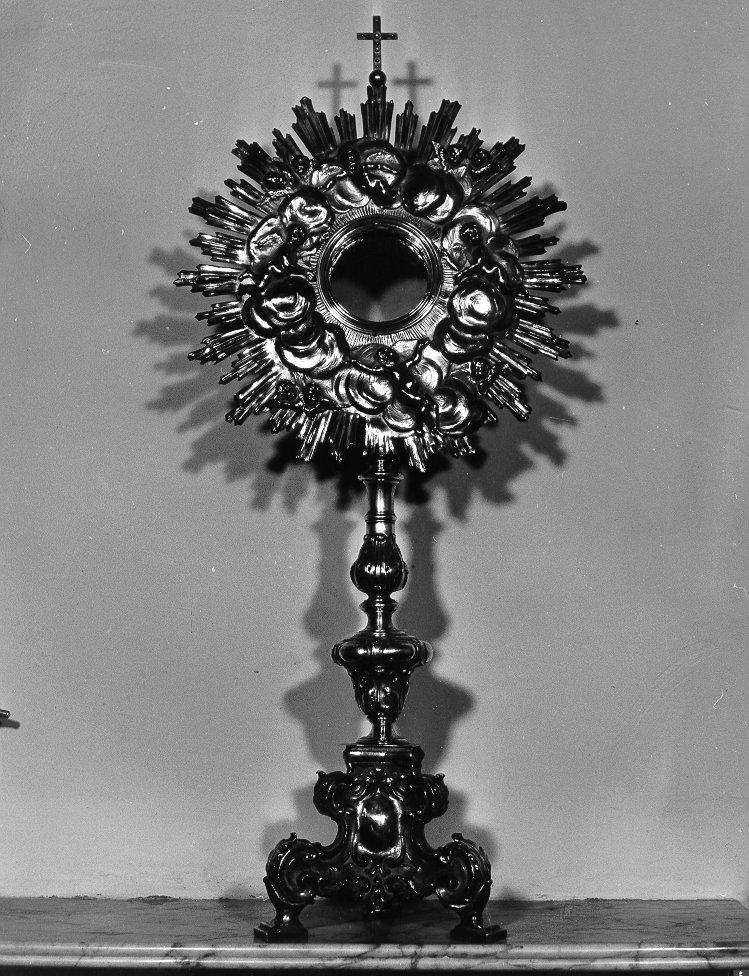 ostensorio - bottega italiana (sec. XVIII)