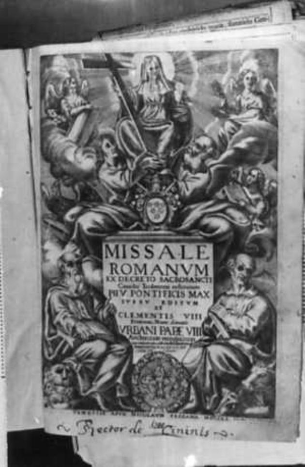 coperta di libro liturgico - ambito veneziano (sec. XVII)